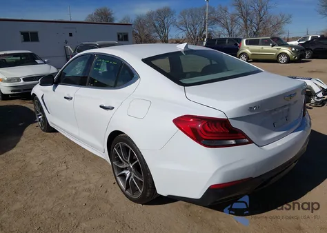 2019 Genesis G70 2.0T Sport из США, поврежденный, VIN KMTG24LA6KU026183